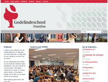 Tablet Screenshot of godelindeschool.nl